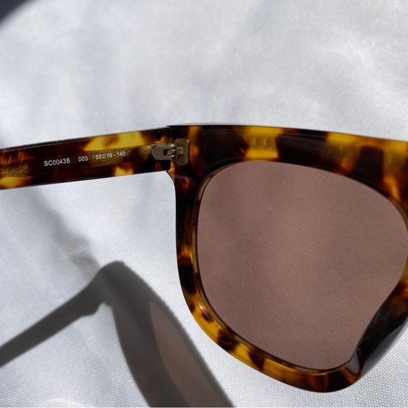 Stella McCartney Statement Chain Tortoise Shell Sunglasses - Picture 10 of 13